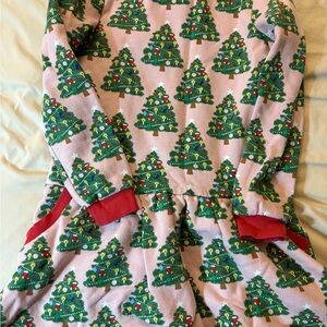Mini Boden Red and Green Holiday Dress